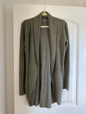 Barefoot Dreams CozyChic Olive Cardigan